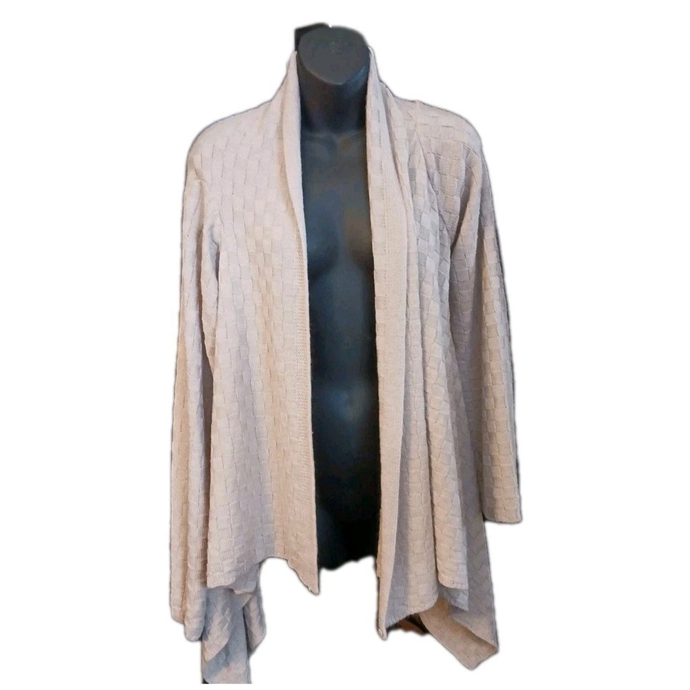 Venus Beige Knit Long Sweater Womens Large